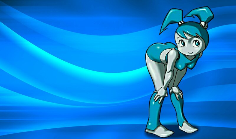 Blue Robot Girl