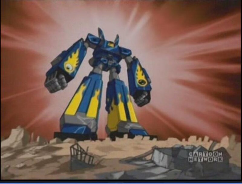Blue Robot Standing