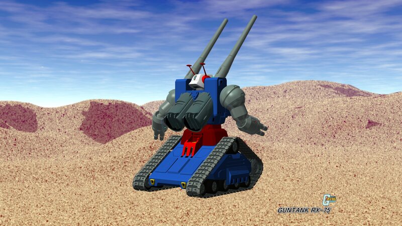 Blue Robot Tank — Neutral