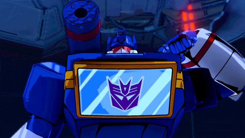 Blue Robot with Logo