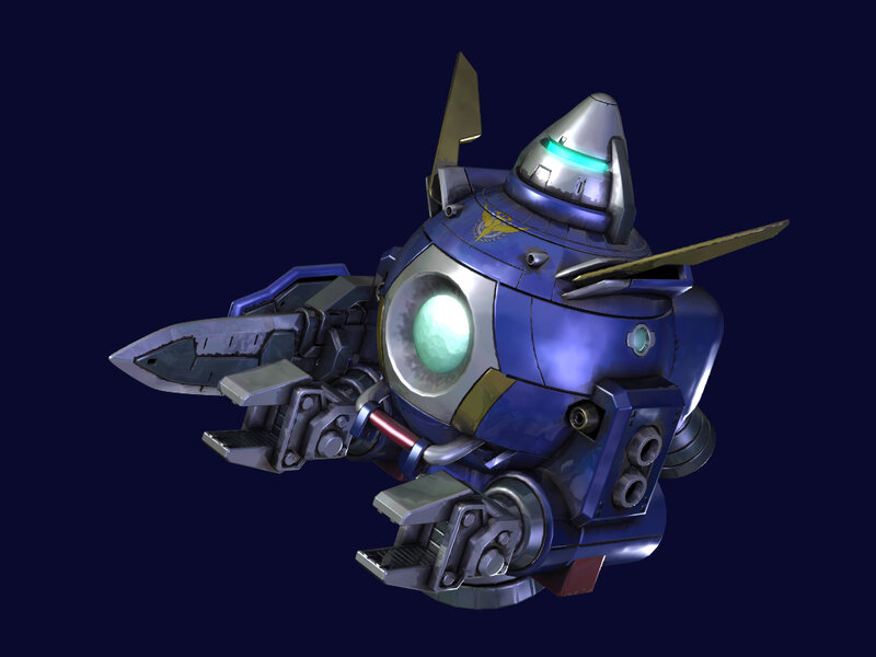 Blue Robotic Drone