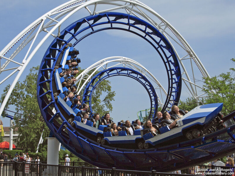 Blue Roller Coaster