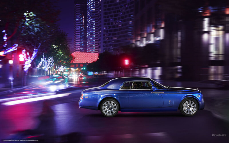 Blue Rolls-royce Car — Dynamic