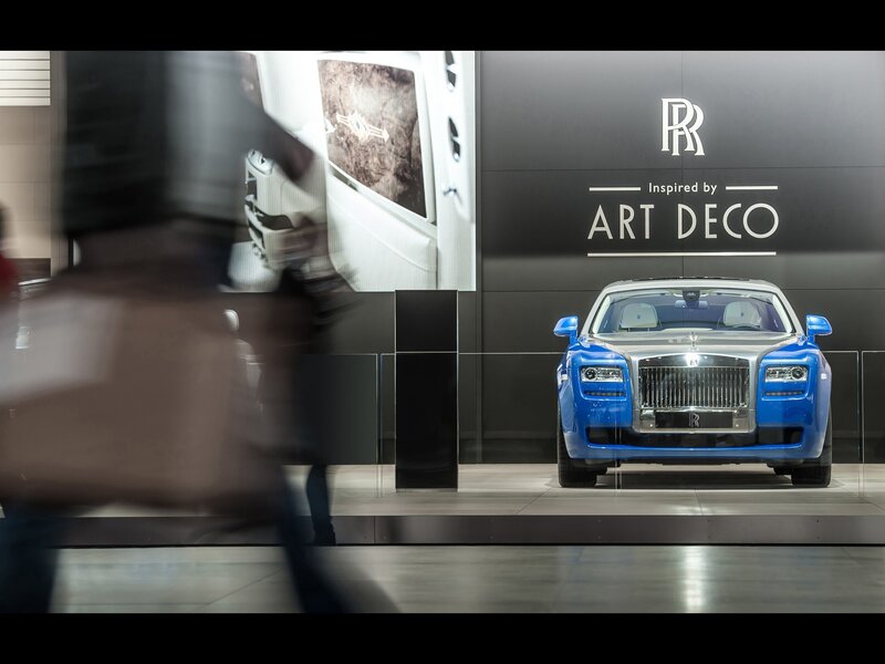 Blue Rolls-Royce Car — Formal