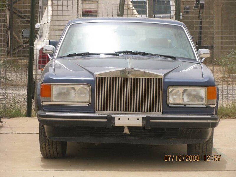 Blue Rolls-Royce Car — Neutral