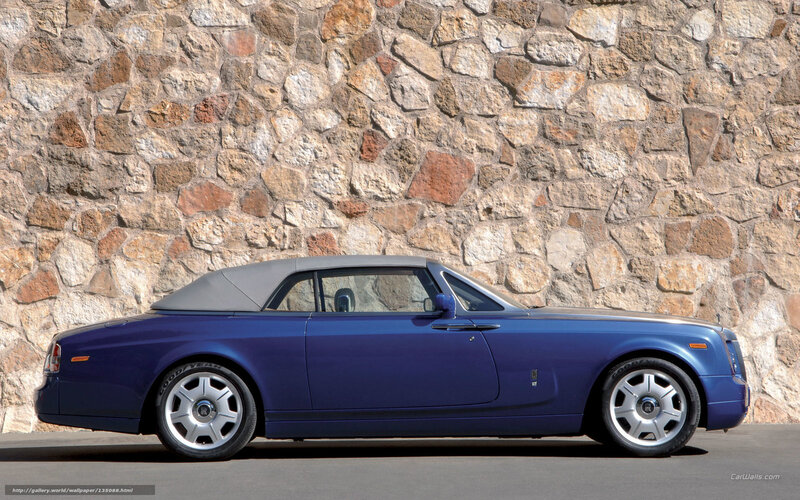 Blue Rolls-Royce Convertible — Calm