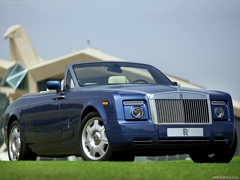 Blue Rolls-royce Convertible — Serene