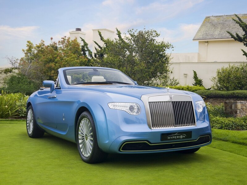 Blue Rolls-Royce Hyperion