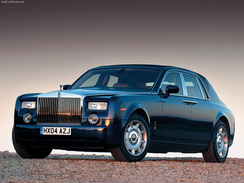 Blue Rolls-Royce Phantom