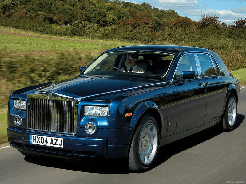 Blue Rolls-Royce Phantom — Serene, Afternoon