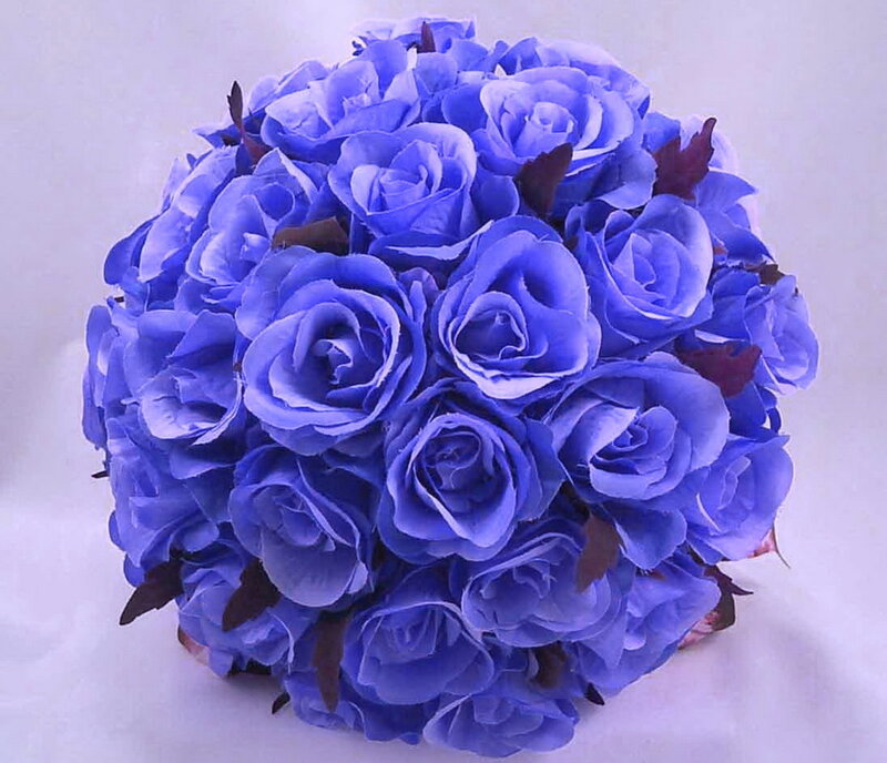 Blue Rose Bouquet — Calm, Photograph