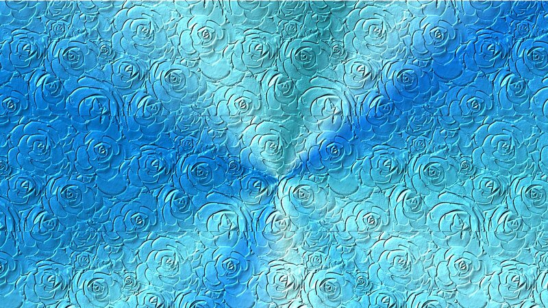 Blue Rose Pattern
