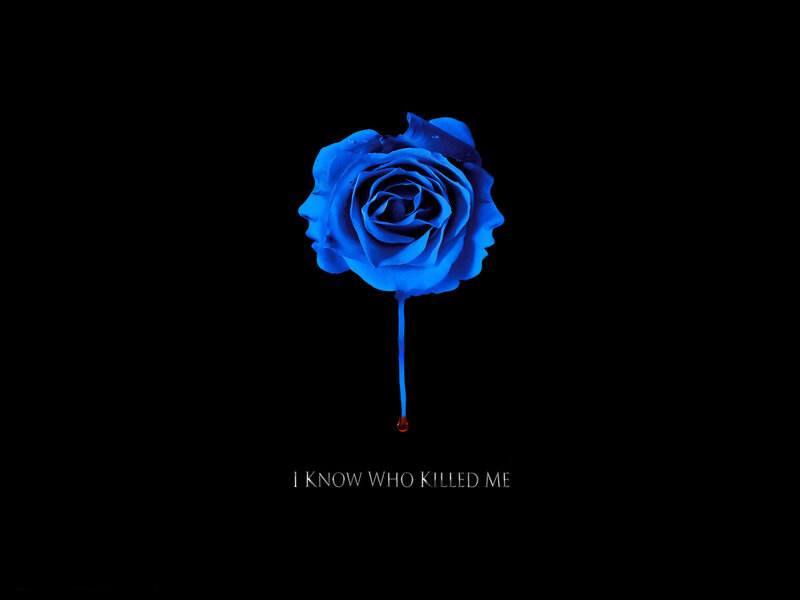 Blue Rose with Face