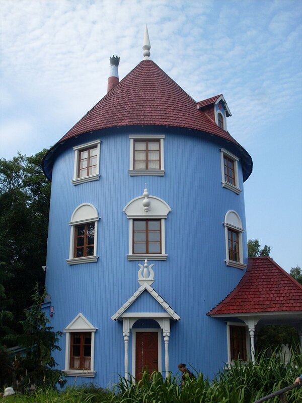 Blue Round House — Whimsical