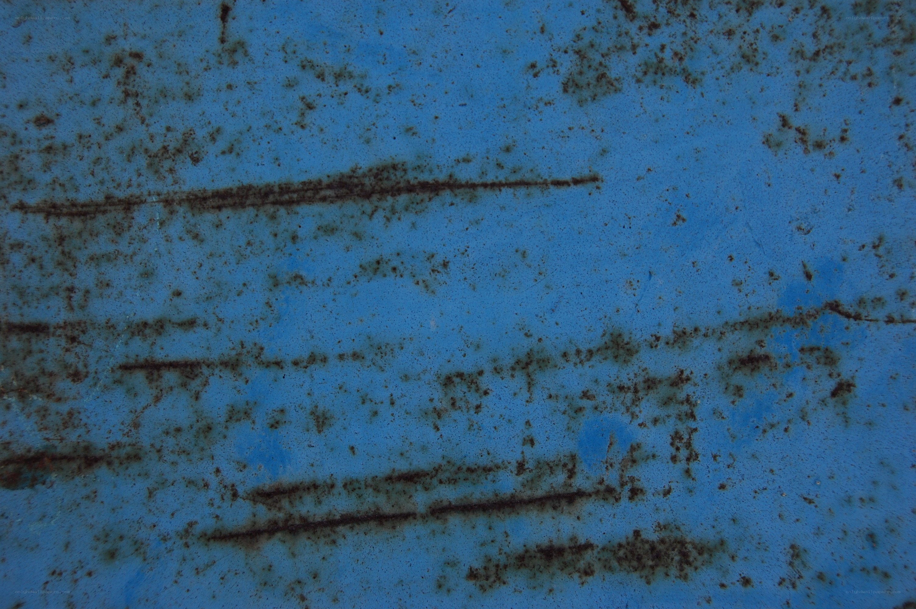 blue rusted metal surface