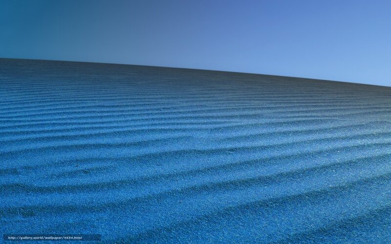 blue sand dunes under clear sky