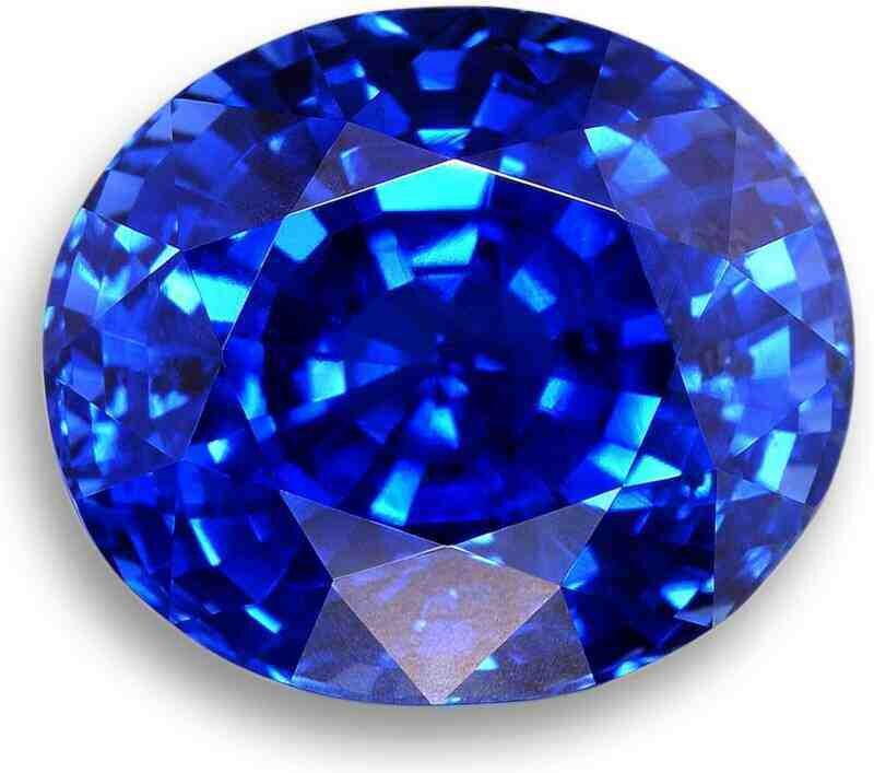 Blue Sapphire Gemstone — Calm, Photograph