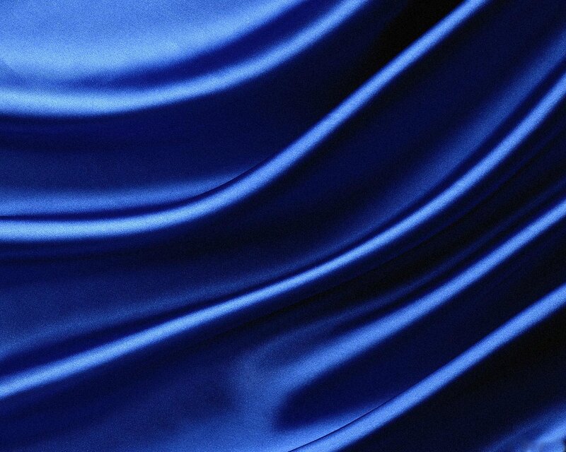 Blue Satin Fabric
