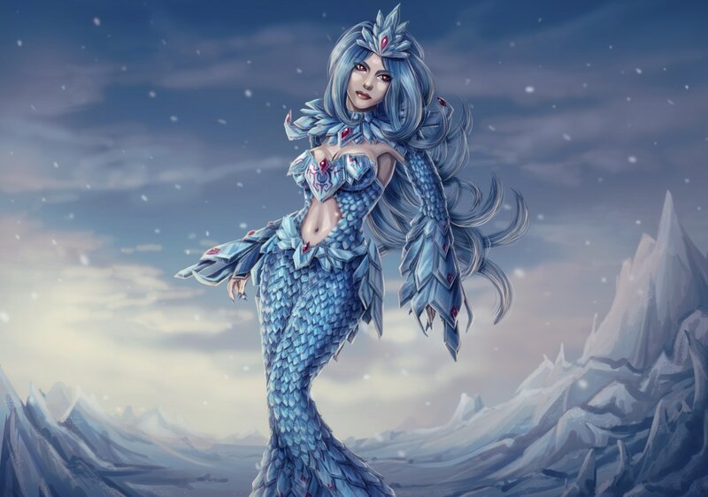 Blue-scaled Mermaid