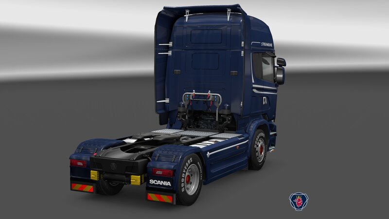 Blue Scania Truck — Neutral, 3d Render, Truck Cab