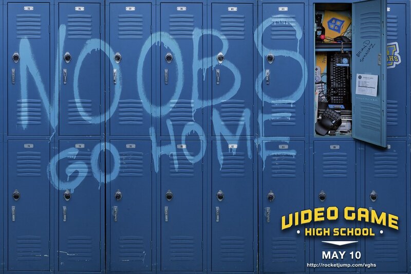 Blue School Lockers — Playful