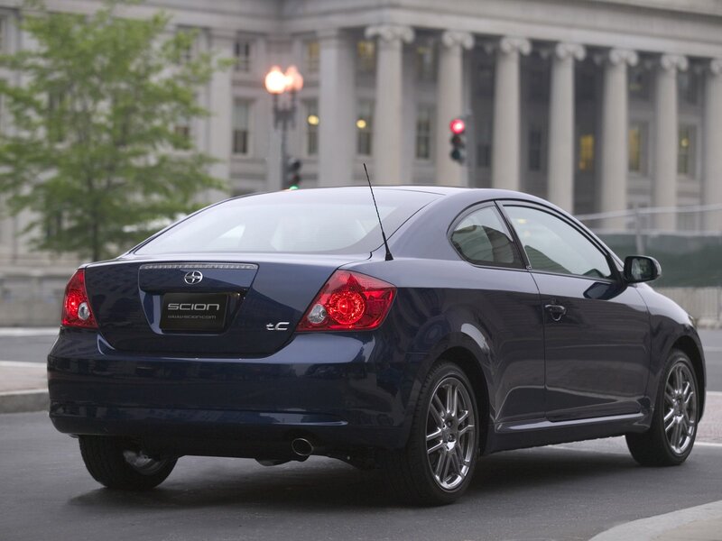 Blue Scion T-c Car