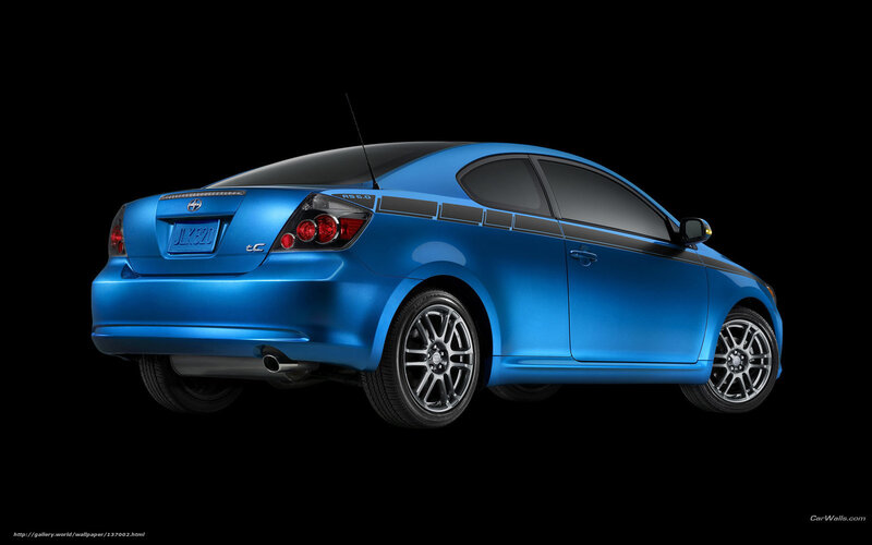 Blue Scion TC Car