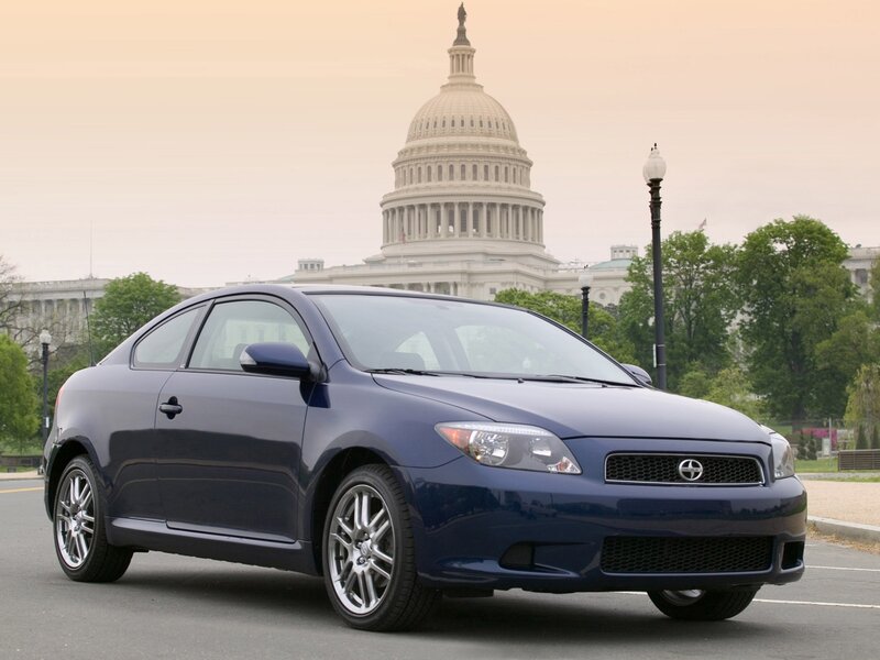 Blue Scion Tc Coupe — Calm
