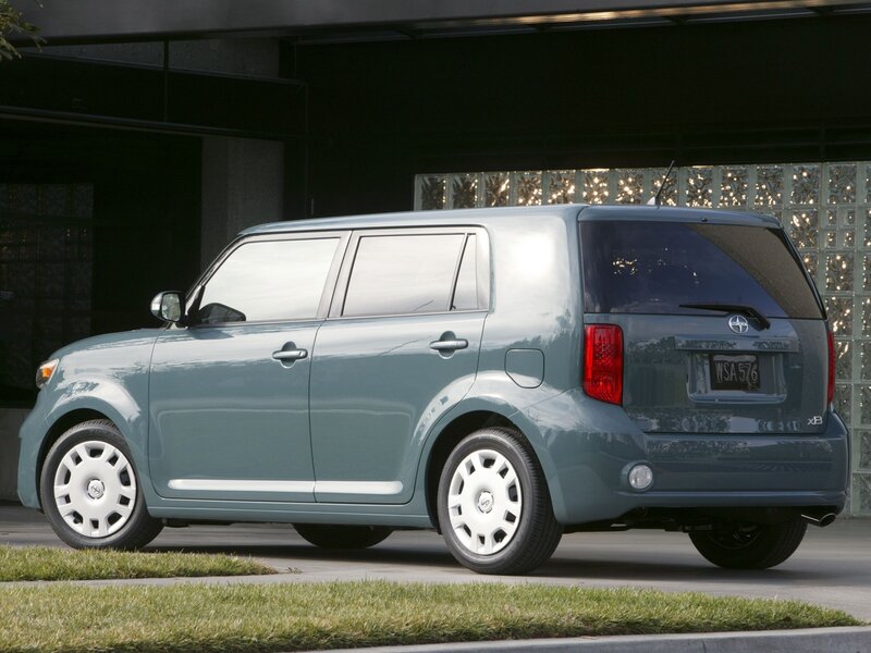 Blue Scion XB Car — Gray
