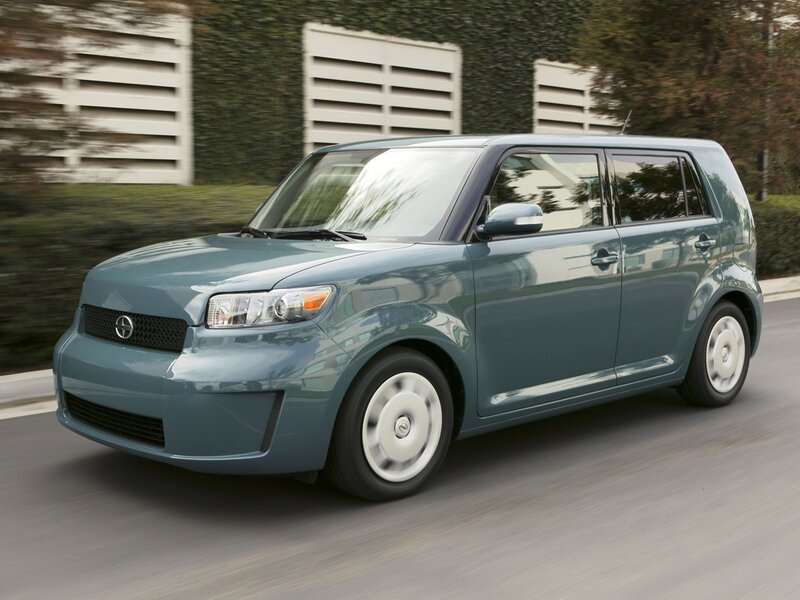 Blue Scion XB Car