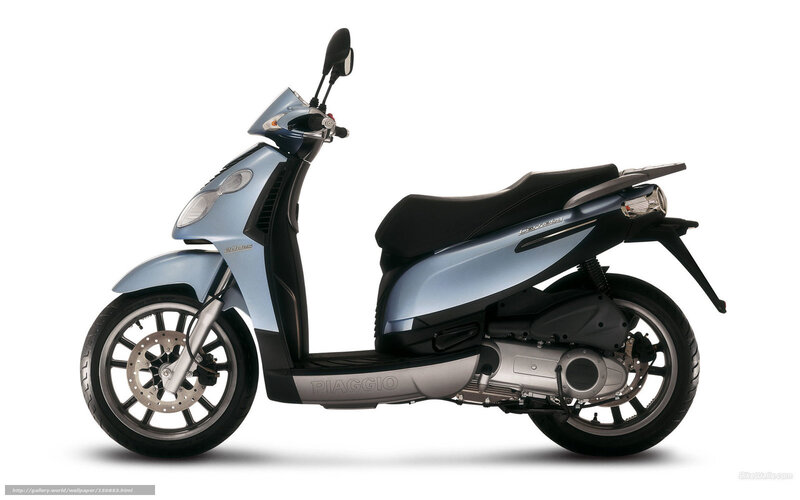 Blue Scooter — Light Blue, Neutral