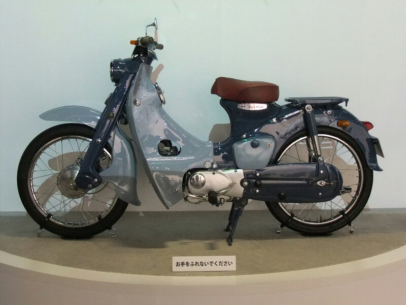 Blue Scooter Motorcycle — Neutral