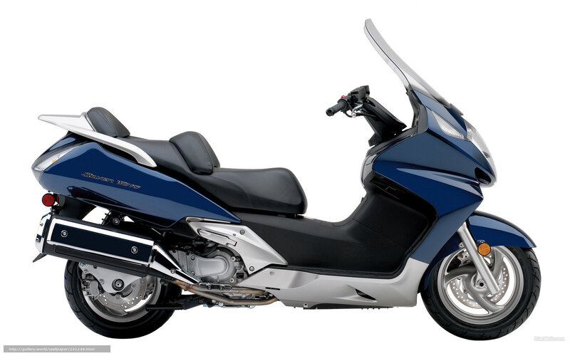 Blue Scooter — Neutral, Photograph, Seat