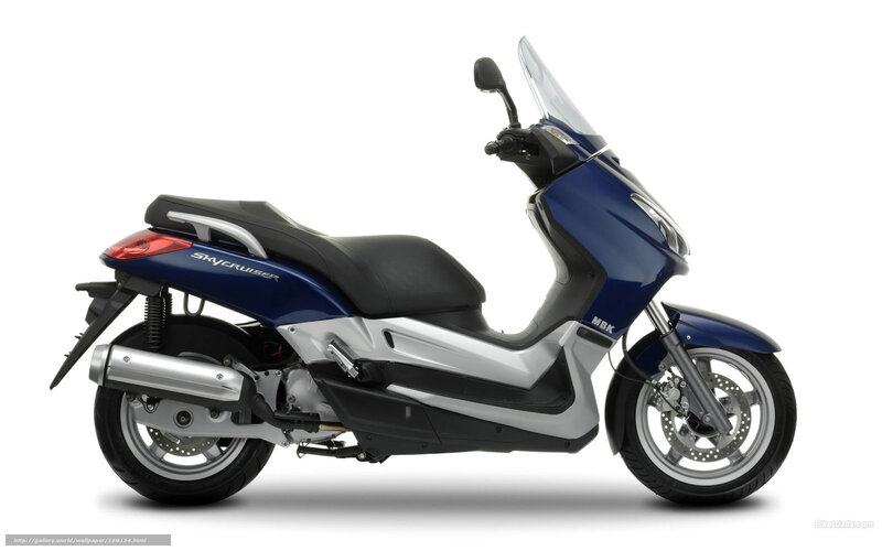 Blue Scooter — Neutral, Photograph, Windshield, Exhaust Pipe, Seat
