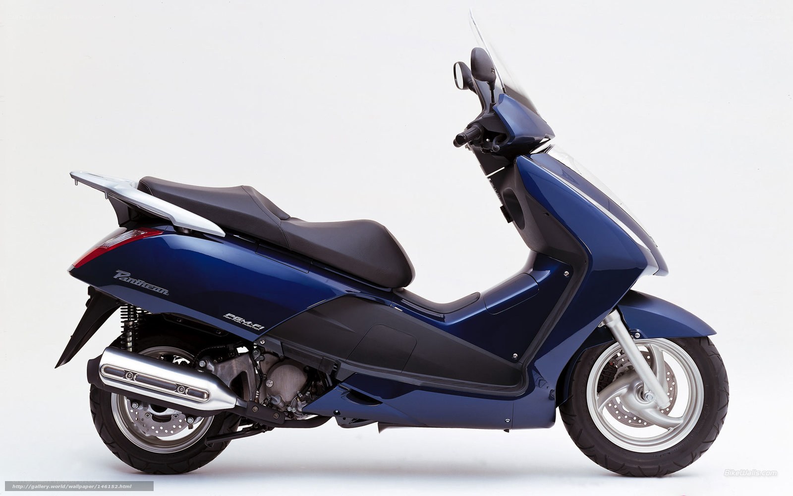 blue scooter side profile