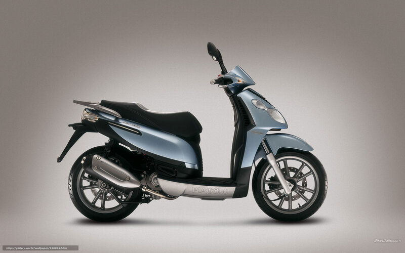 Blue Scooter — Silver, Neutral