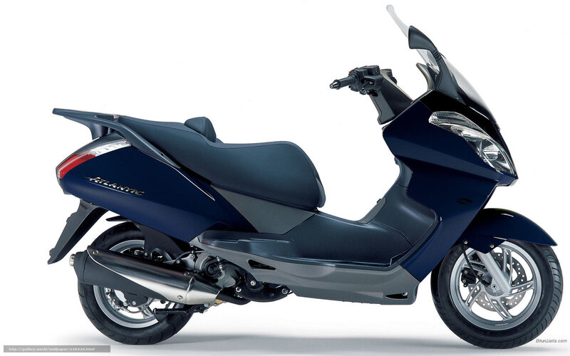 Blue Scooter