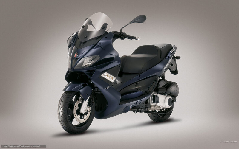 blue scooter with windscreen