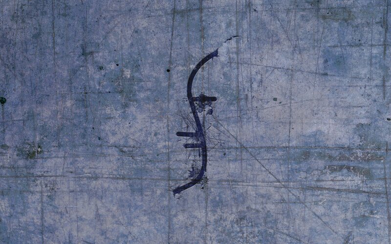Blue Scratched Surface