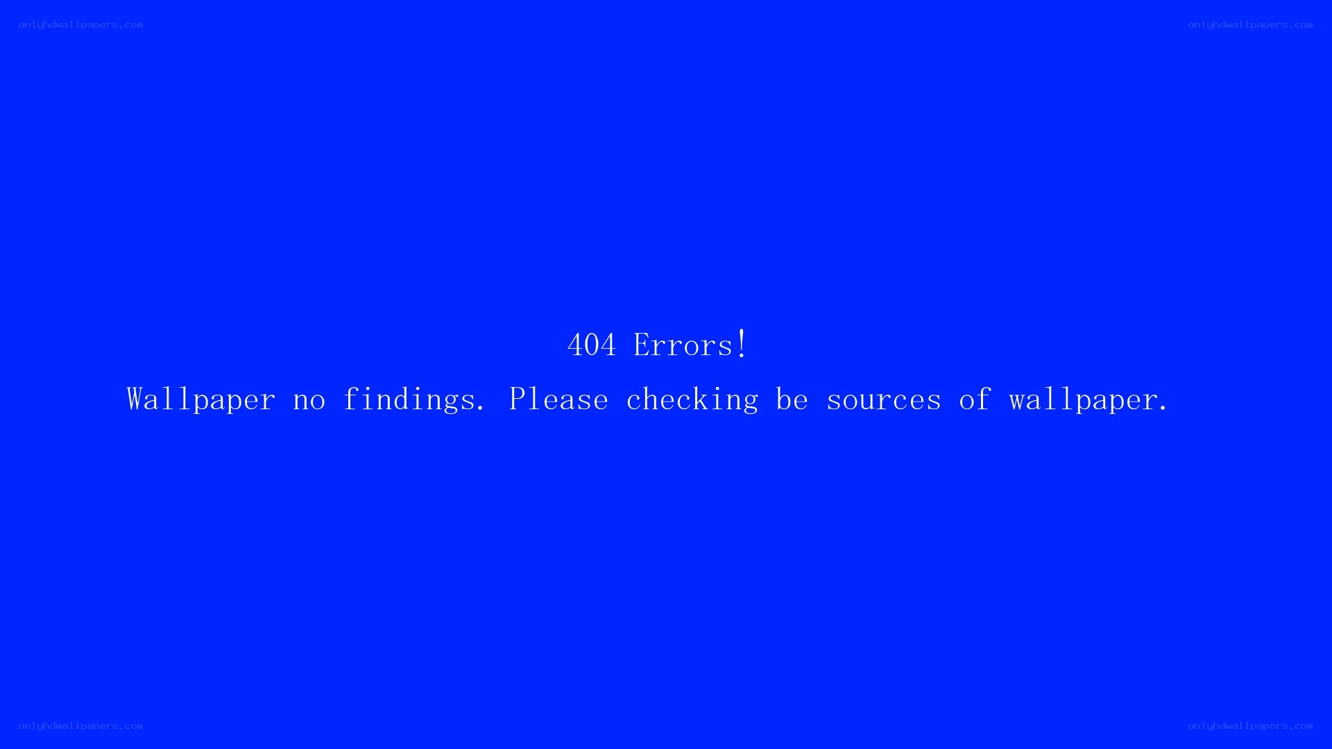 Blue screen error message