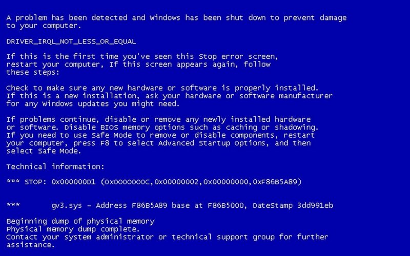 Blue Screen Error — Technical, Digital Art, Error Message, Text, Computer Screen