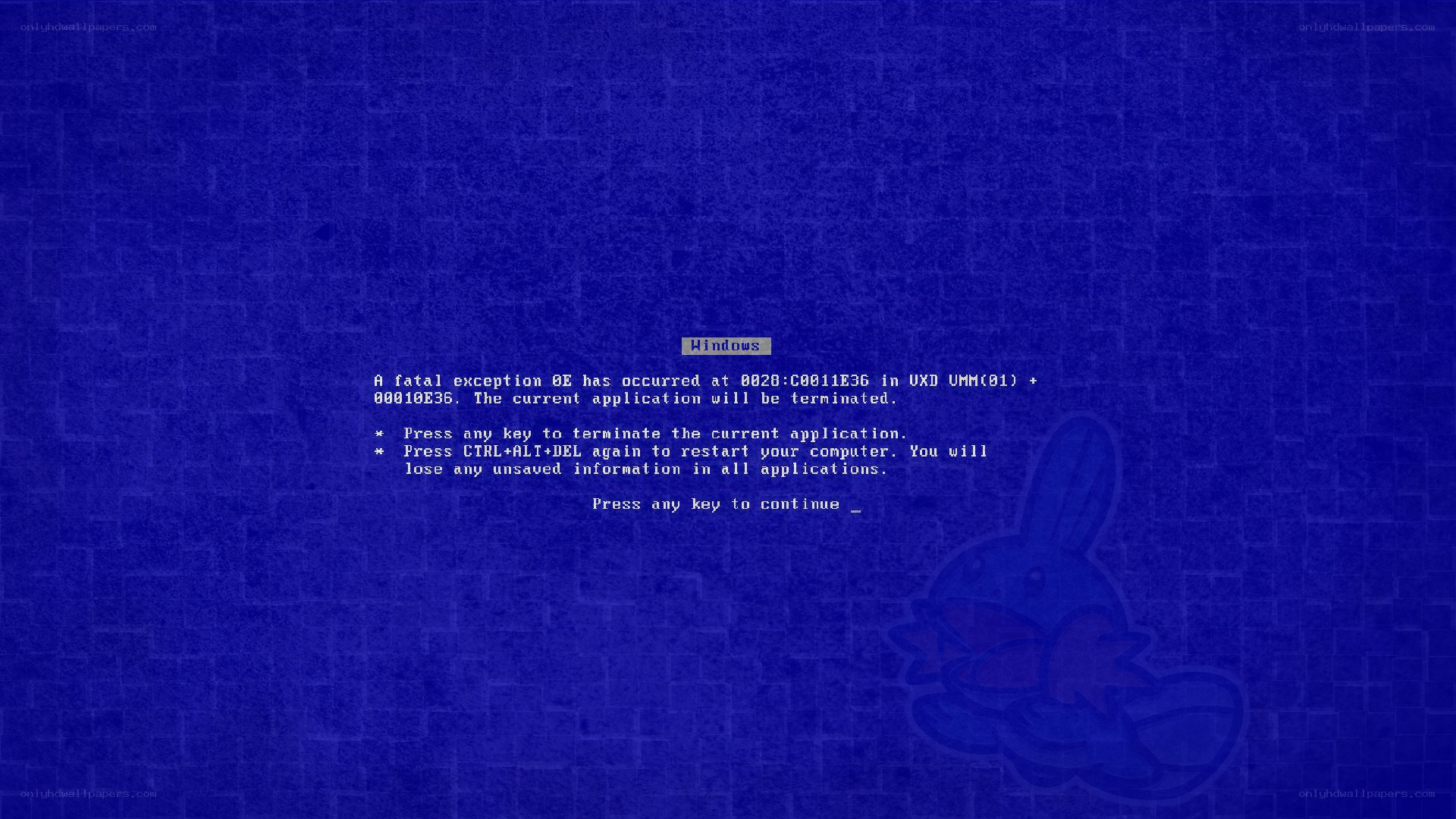 Blue screen error with Pokémon