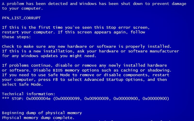 Blue Screen of Death — Serious, Digital Art
