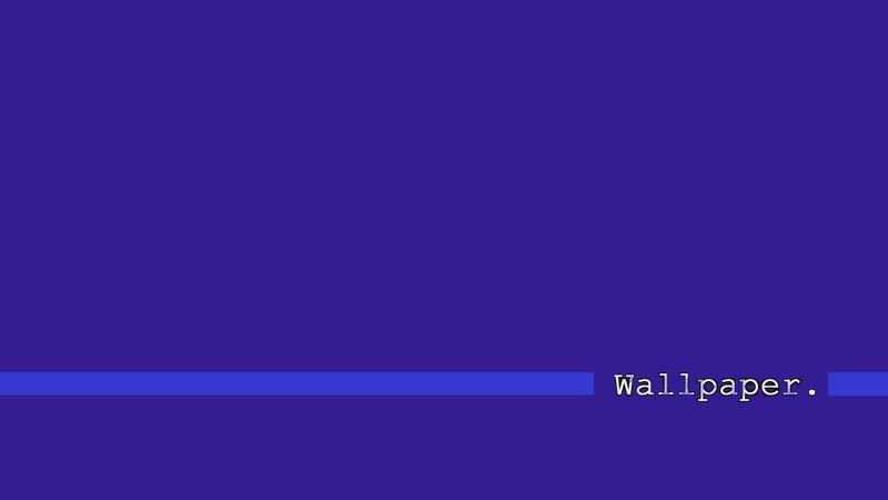 Blue Screen with Text — Neutral