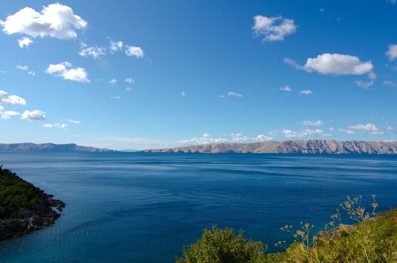 Blue Sea and Mountains — Serene, Afternoon