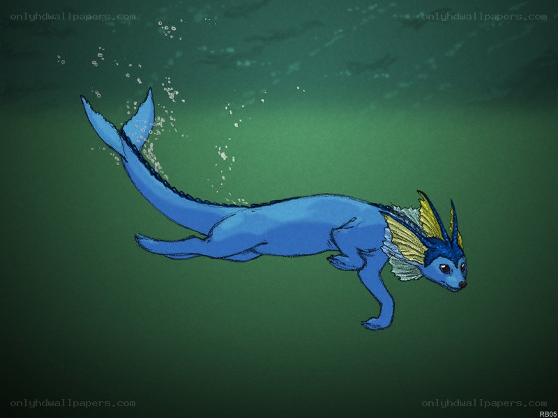 blue sea dragon swimming