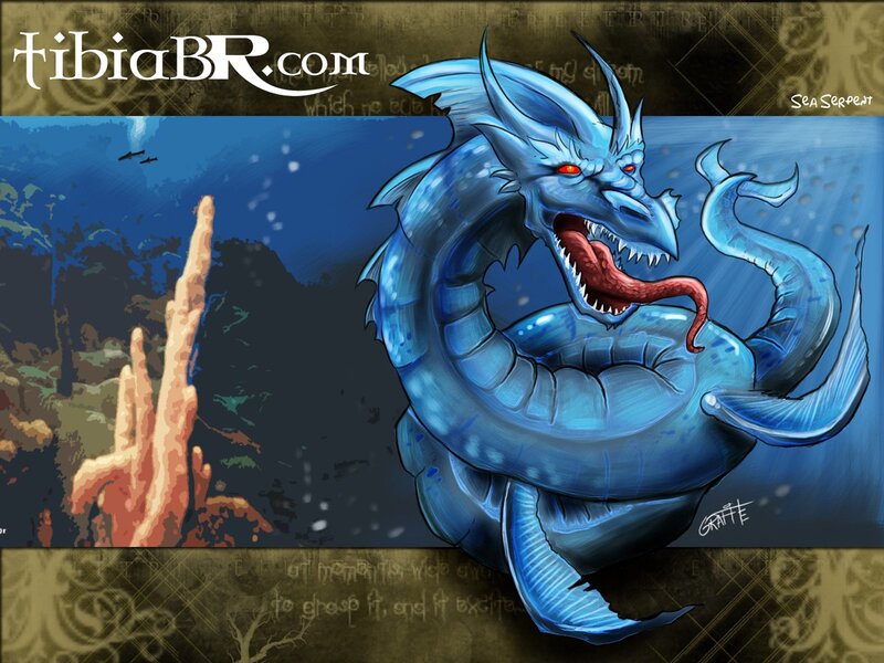 Blue Sea Serpent — Dramatic