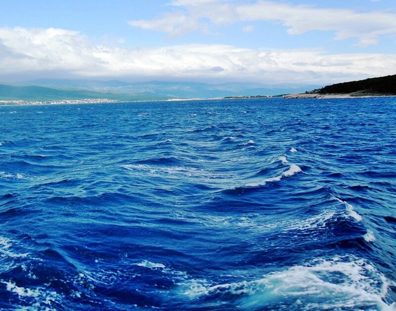 Blue Sea with Waves