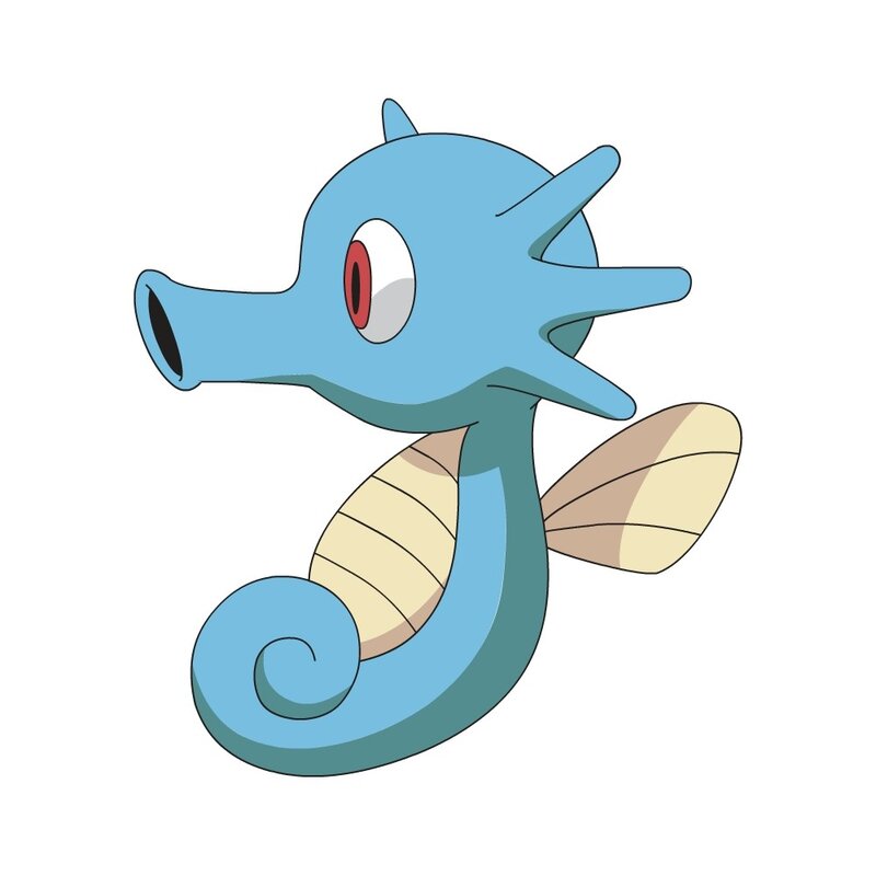 Blue seahorse Pokémon