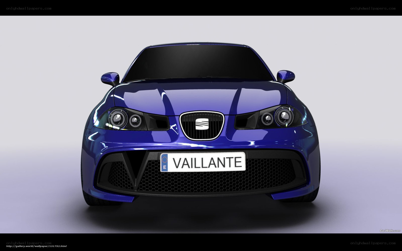 Blue SEAT Vaillante concept car